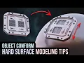 Master Hard Surface Detailing Lattice Shrinkwrap Workflow Blender 4
