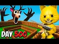 Download Lagu I Made it To 500 DAYS in 99 NIGHTS IN THE FOREST!