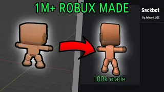How to make BUNDLE UGC and UPLOAD EARN ROBUX