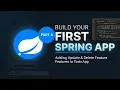 Build a Todo App in Spring Boot Adding Update Delete Features