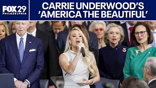 Carrie Underwood sings ‘America the Beautiful’ on Inauguration Day