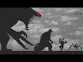 Lagu Monsterverse Titans | Size Comparison (from GODZILLA)