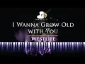 Download Lagu Westlife - I Wanna Grow Old with You - Piano Karaoke / Sing Along Cover with Lyrics