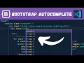 Best Bootstrap Autocomplete and Auto Class Suggestor Intellisense Extension for VSCode 2023