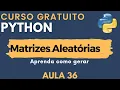 Python Aula 36 - Matriz Aleatoria em Python