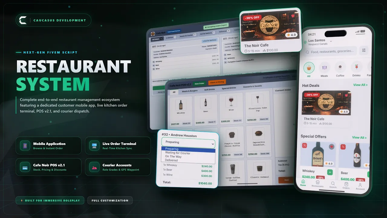 Restaurant System [With App]