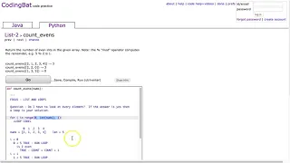 Codingbat - count