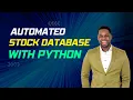 Create Automated Stock Database