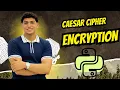 Build Secret Messages Encryption technique with Python Caesar Cipher Tutorial Arabic