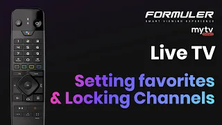 MYTVOnline2 LiveTV - Setting favorites Locking Channels