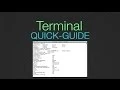 Basic Terminal Usage - Cheat Sheet to make the command line EASY