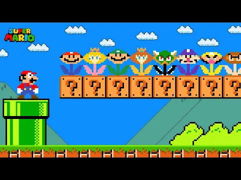 Download MP3 Super Mario Bros. but there are MORE Custom Flower All Characters!
