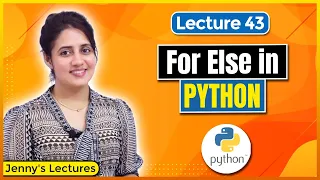 For else in Python Python Tutorials for Beginners