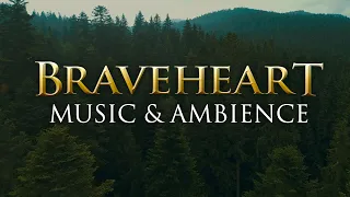 Braveheart Music Ambience Calming Scottish Music With Beautiful Nature In 4K 