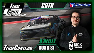 iRacing Pro Track Guide by Team Conti Sim Performance I NASCAR O Reilly Series at COTA NASCAR West