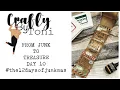 DAY 10… FROM JUNK TO TREASURE ……#The12daysofjunkmas #craftwithme #junkjournalideas