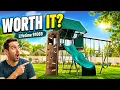 Lifetime 91069 Big Stuff Swing Set Turns Backyards Into Adventure Zones
