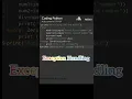 Use Try Except Block For Exception Handling