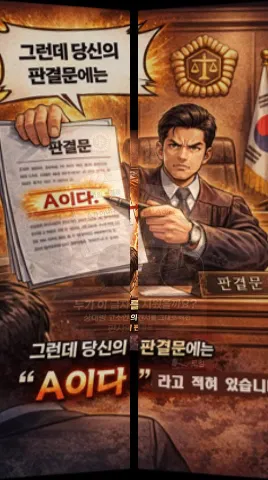 판사가 누른 '백스페이스' 한 번에 무죄가 유죄가 된다