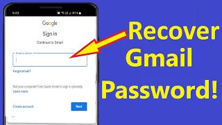 How to Recover Gmail Password!! - Howtosolveit