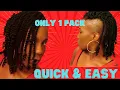 Quick Easy Crochet Protective Style Shaved Sides Crochet Twist