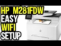 Lagu HP Color LaserJet Pro MFP M281fdw Printer Wireless Network Setup Tutorial