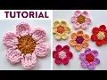 Crochet a Flower in Minutes EASY Tutorial for Beginners