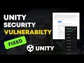 Unity Security Vulnerability Fix Before You Publish Your Game