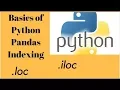 Python Indexing iloc and loc basics updated version with enhanced