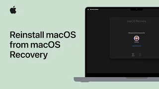 How to reinstall macOS from macOS Recovery Apple Support