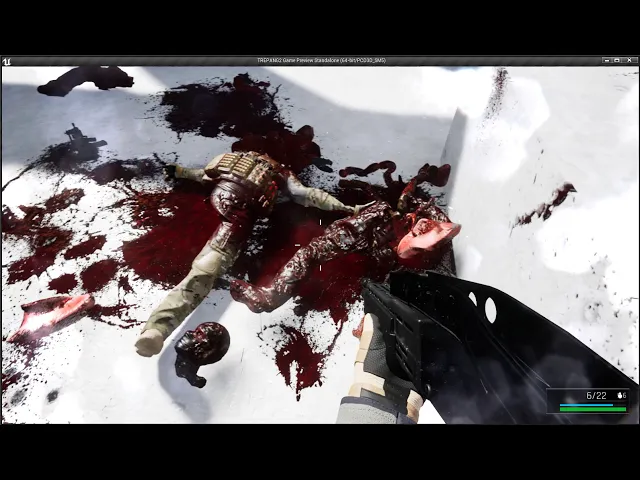 Full body dismemberment with organs