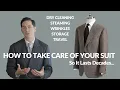 How to Take Care of Your Suit Dry Cleaning Wrinkles Daily Maintenance Traveling Tips