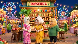 आलू और मूली अपने मायके गए, फिर साथ घूमे दशहरे का मेला ❤️ |
