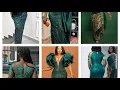 BEAUTIFUL EMERALD GREEN LACE IDEAS FOR LADIES