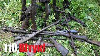 Мы подняли 110 винтовок из болота, Винтовочный альманах Гагарина, раскопки по войне