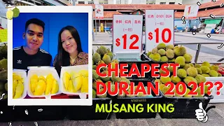 Download Durian Season in Singapore | Musang King at $12/kg (2021) | Durian Mukbang (4K) MP3