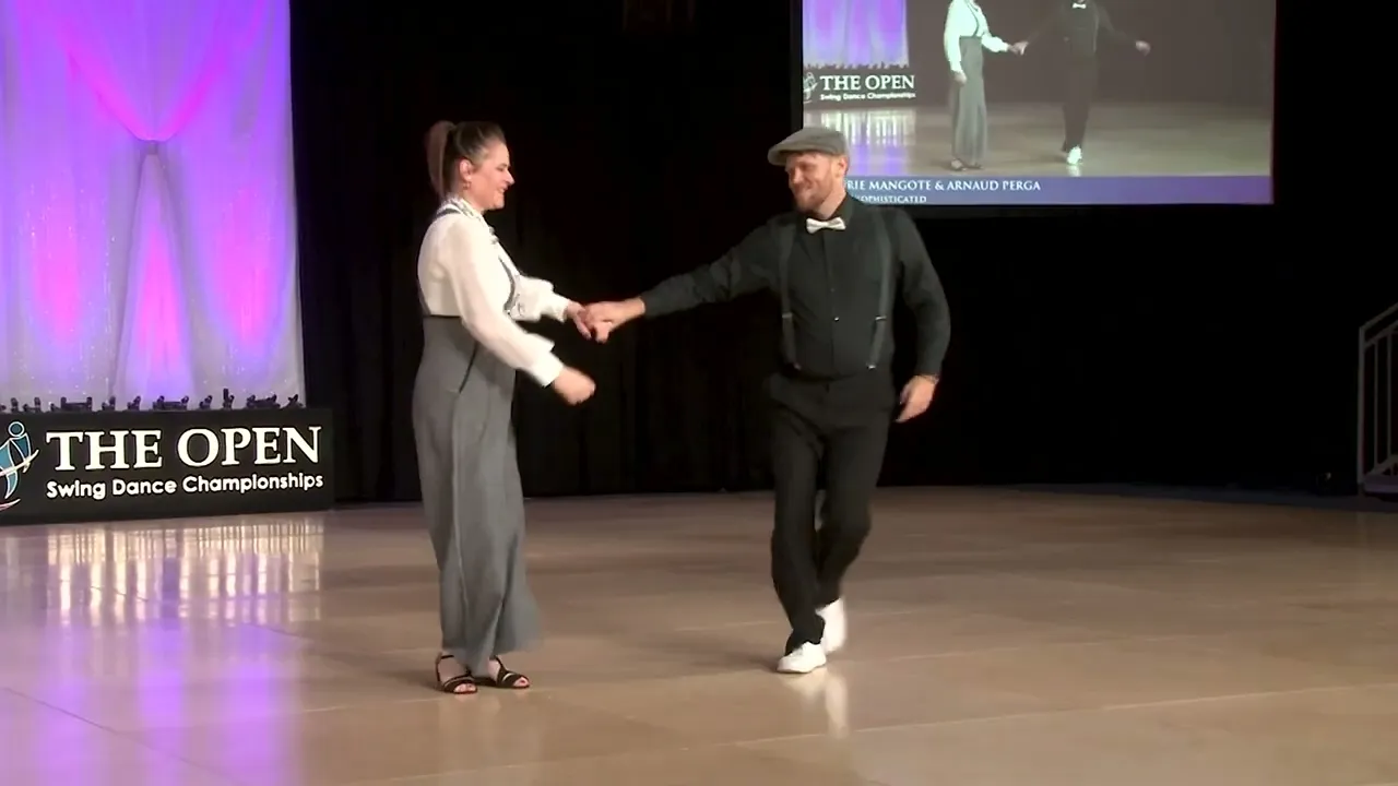 Arnaud Perga and Valerie Mangote - 4th Place Pro-Am Sophisticated - Follower - The Open 2024