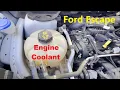 How to Check and Add Engine Coolant in Ford Escape 2020 - 2024 Fourth Generation