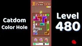 Catdom Color Hole Level 480 Screenshot