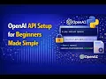 Step-by-Step Guide to Setting Up the OpenAI API with Python for Beginners