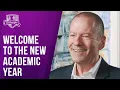 Welcome to the New Academic Year
