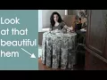DIY Round Tablecloth Sewing Tutorial With Renee Romeo