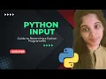 Python Input function Explained user input