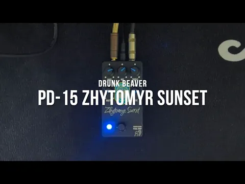 Drunk Beaver Zhytomyr Sunset preamp pedal demo video - YouTube thumbnail