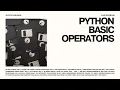 Syntax Sugar Python Basic Operators