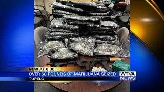 55 pounds of marijuana seized in Tupelo