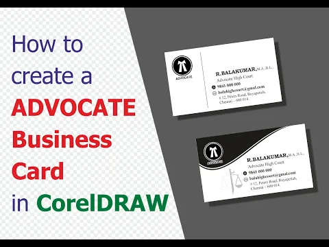 Download MP3 How to Create a Advocate Business Card in CorelDRAW