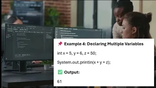 Master Java Variables Print Declare Multiple Variables Tutorial 6