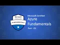 Microsoft Azure Virtual Training Day Fundamentals - Parts 01