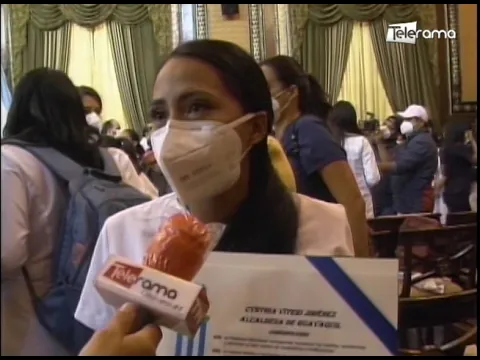 Alcaldesa Viteri reconoció labores de médicos durante la crisis sanitaria